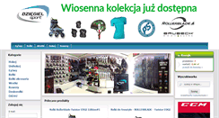 Desktop Screenshot of dziegielsport.pl